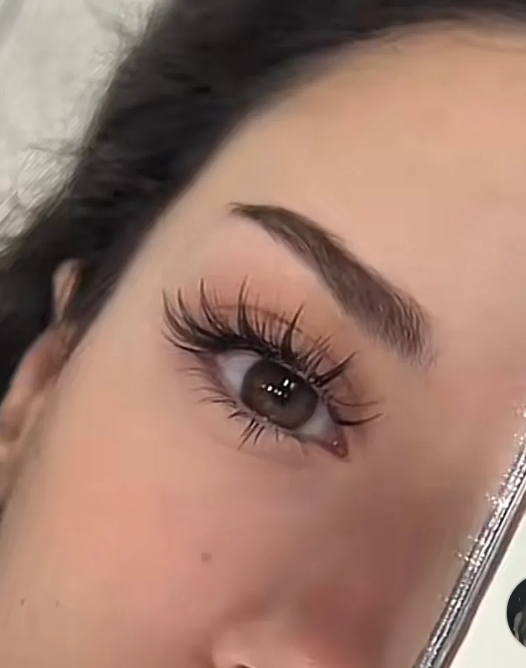 Manga style lash extensions