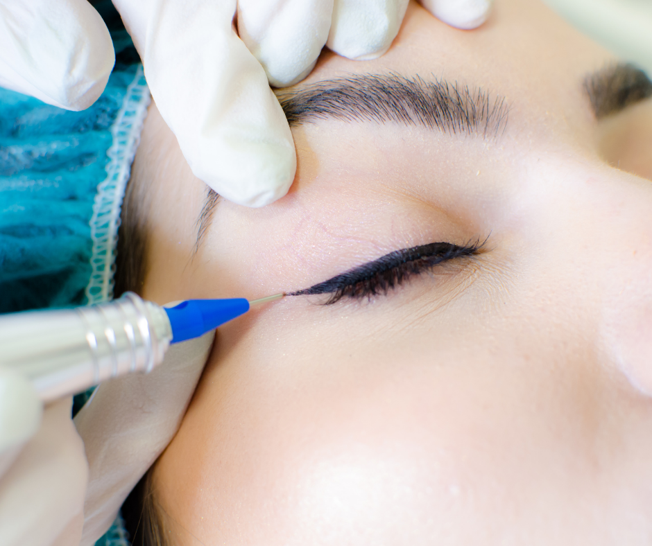 Permanent eyeliner result
